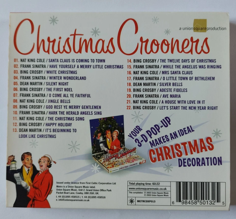 CD COMPILATION Christmas Crooners / 2003 Soft Rock, Vocal, Easy Listening - Photo 2/2