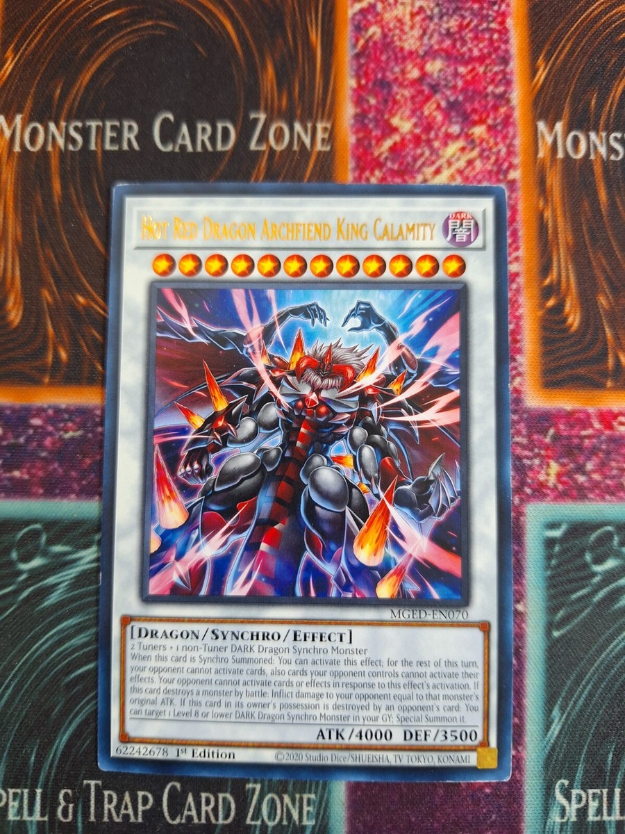 Yu-Gi-Oh! Hot Red Dragon Archfiend King Calamity MGED-EN070 1st