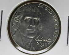 * 2014d CIRCULATED USA  NICKEL FIVE CENTS GREAT CONDITION #ACH64