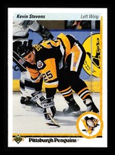 Kevin Stevens 1990-91 Upper Deck Hockey NHL #14a Pittsburgh Penguins