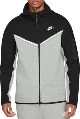 Nike Sportswear Tech Fleece Hoodie Men's SZ XXL Black/Grey