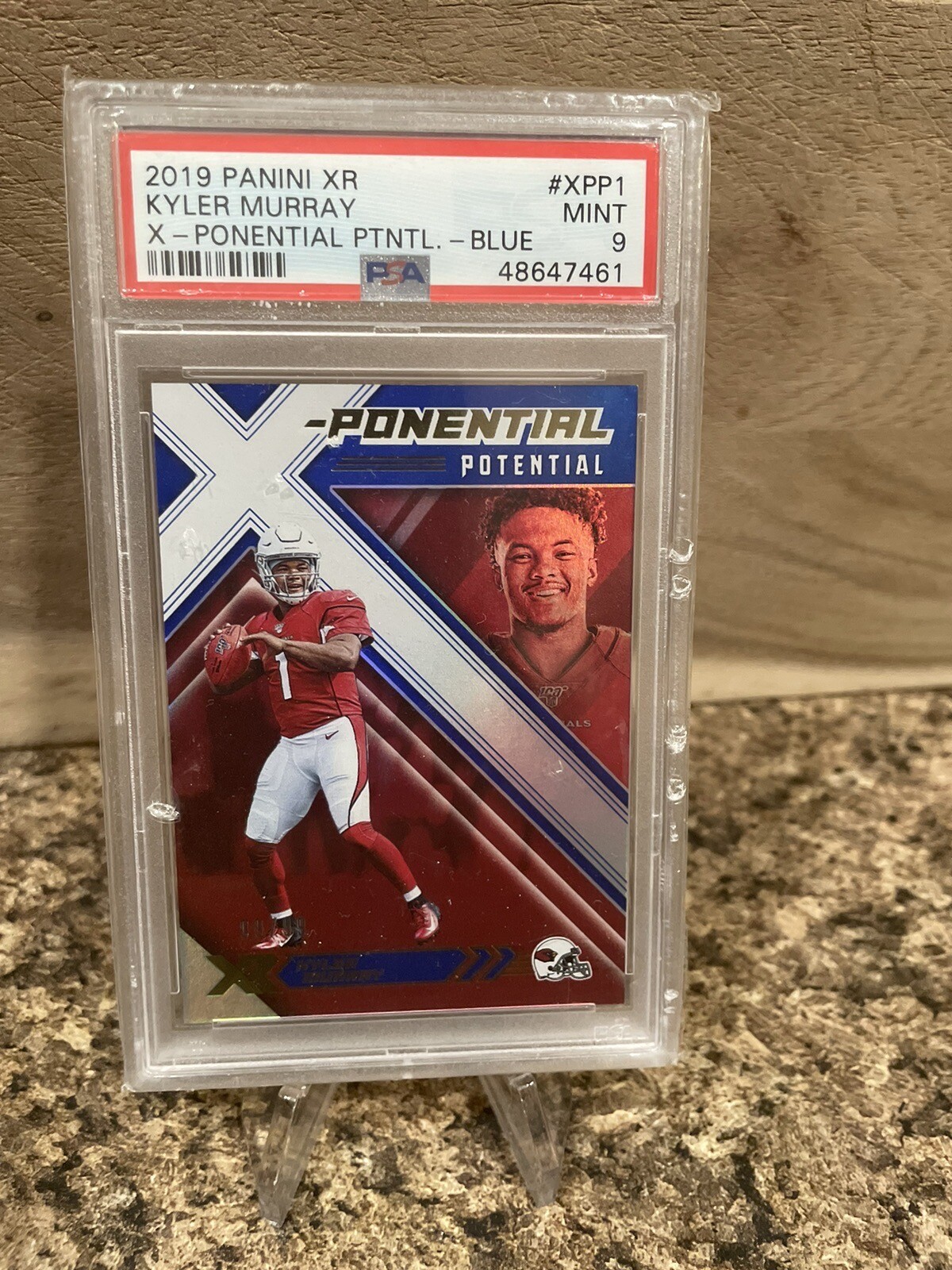 Kyler Murray Panini XR X-Ponential Potential #XPP1 Blue
