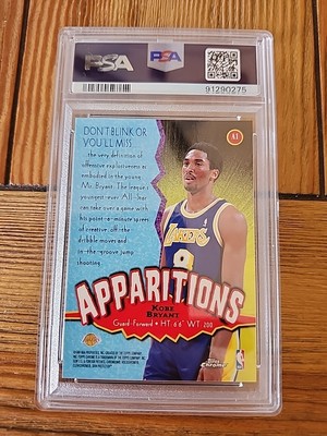 1998 Topps Chrome Kobe Bryant Apparitions #A1 PSA 10 Lakers | eBay