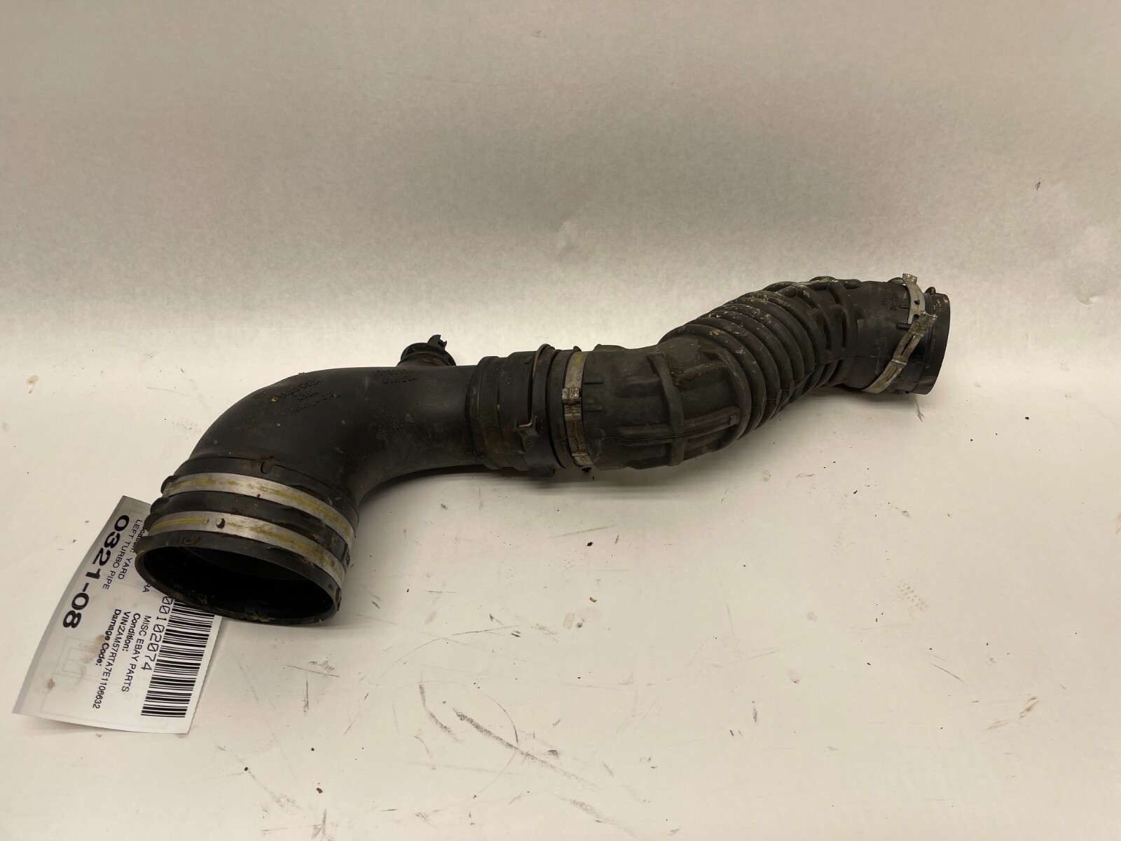 14-17 MASERATI GHIBLI 3.0L LEFT DRIVER SIDE LOWER INTAKE HOSE SLEEVE OEM