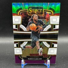 Darius Garland Green/White/Purple Concourse 2023-24 Panini Select #50 Cavaliers