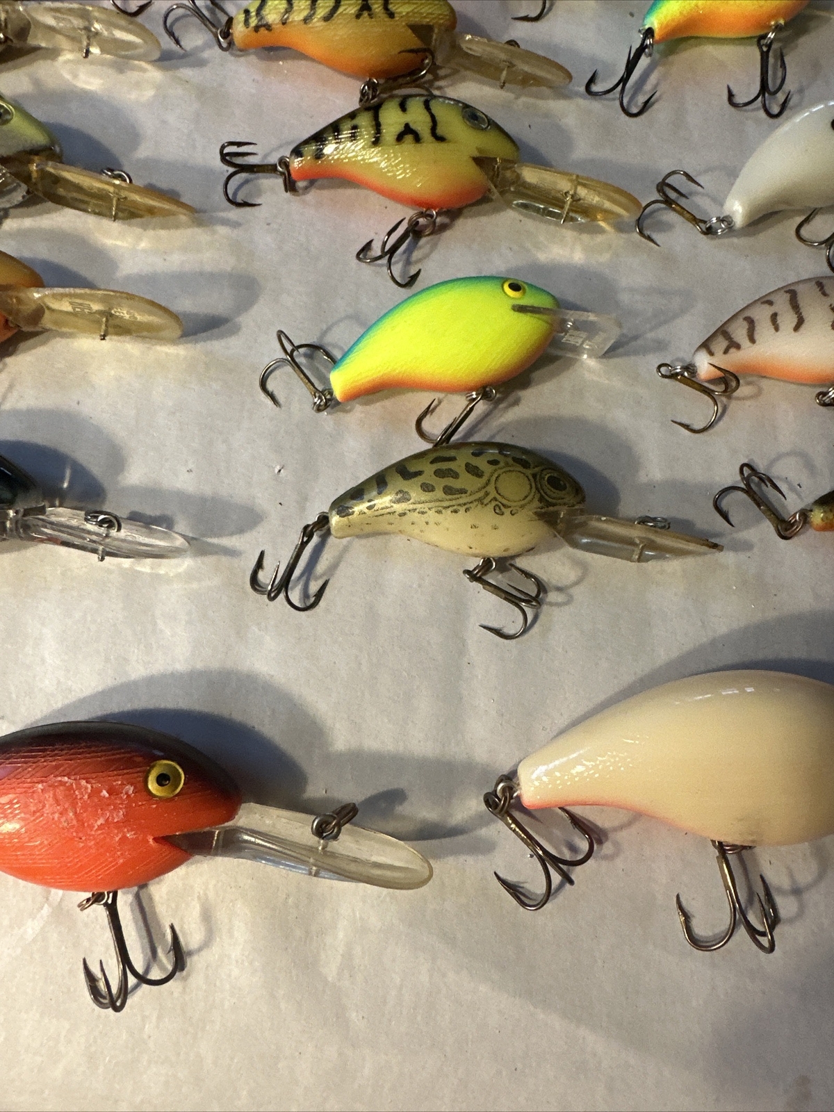 22 Vintage Rebel Deep Wee R Shad Bass rattle Clean Plastic Used Fishing