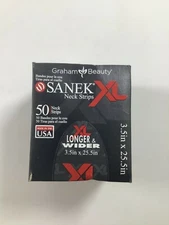Graham Beauty Sanek XL Neck Strips 50 count NEW! NIB