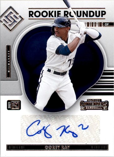 2021 Panini Contenders Rookie Roundup Autographs #RRA-CR Corey Ray Auto ...
