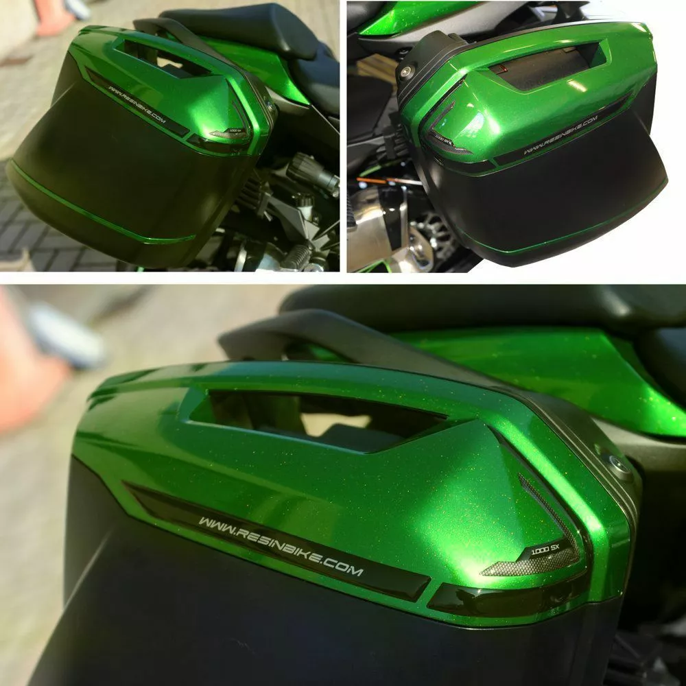 Stickers Side Panniers 3D Motorcycle Compatible With Kawasaki