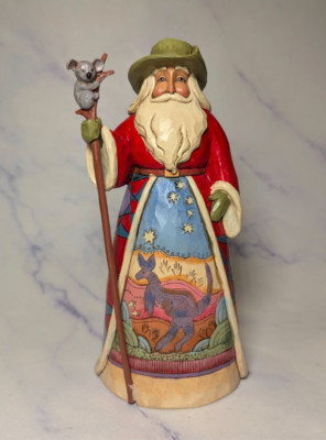 Jim Shore Heartwood Creek 2014 Santa An Outback Christmas Australia 4041070 READ