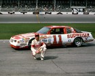 Darrell Waltrip #11 Budweiser 1986 Daytona Close-Up 8x10 Glossy Photo #92