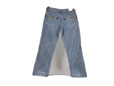 FLYPAPER Bootcut Men's W32 L32 100% Cotton DARK Blue VINTAGE Jeans ZIP POCKET