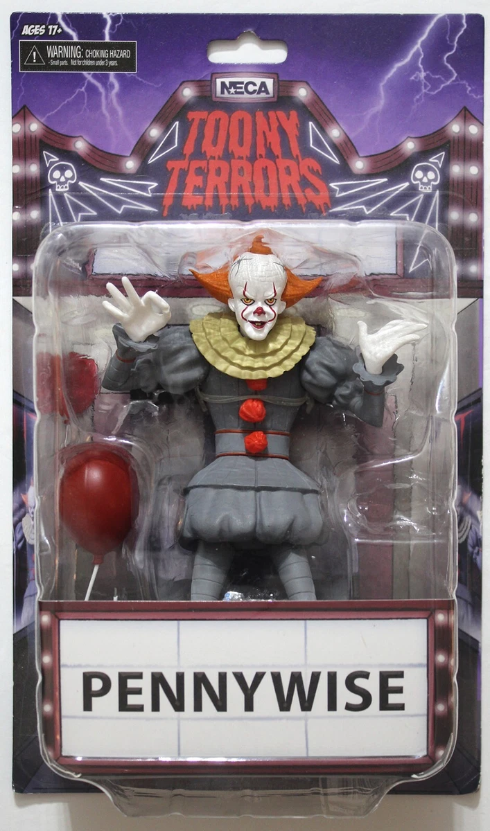 Pennywise 2017 Toony Terrors Neca Reel Toys Action Figure on Card Horror