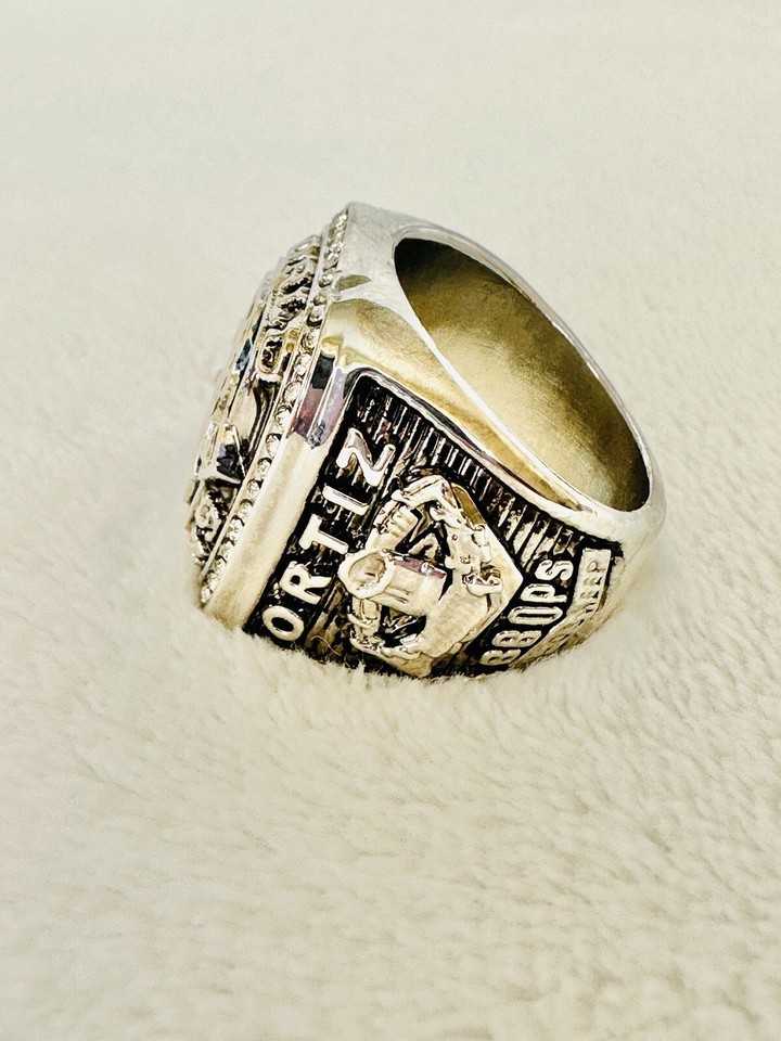 2004 Red Sox World Series Silver Championship Ring W Box, 🇺🇸 SHIP eBay