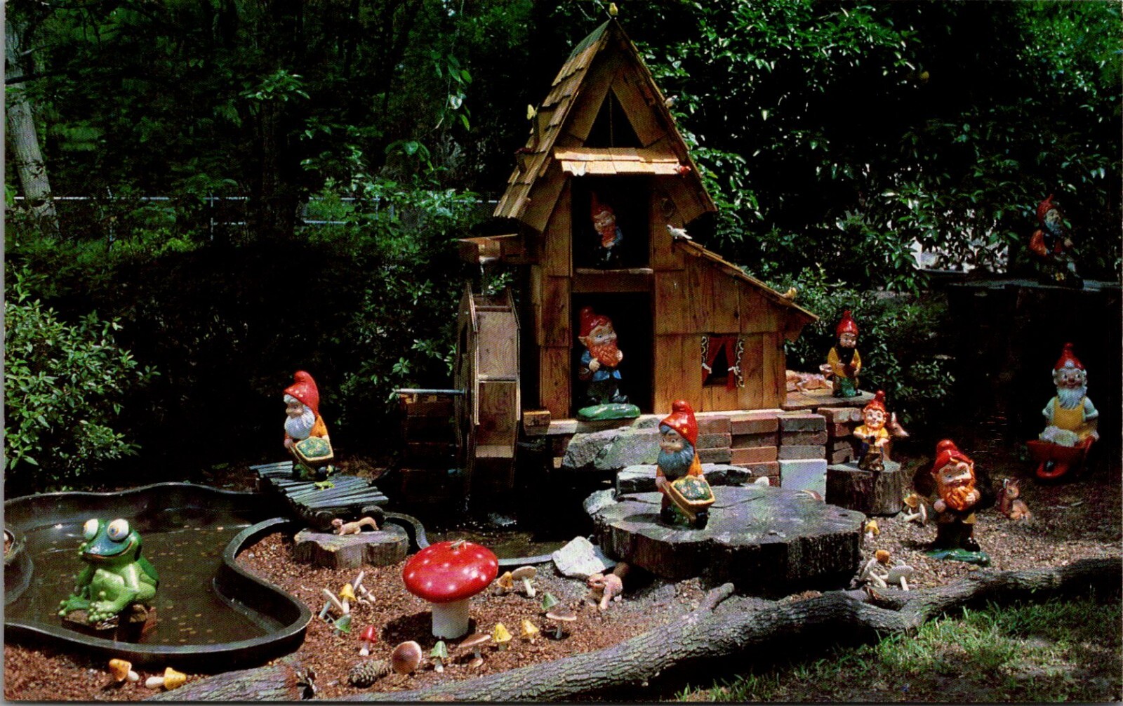 Postcard FL Brookville, Rogers Christmas House, Elves, Gnomes E4 eBay