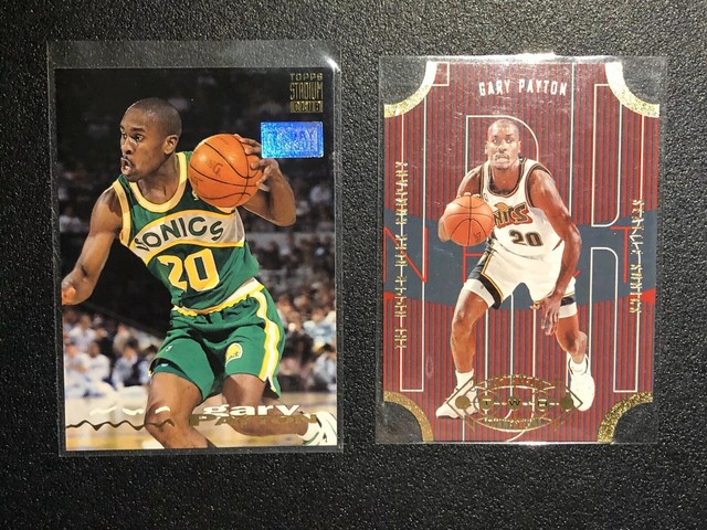 2 Gary Payton Basketball Cards EBay