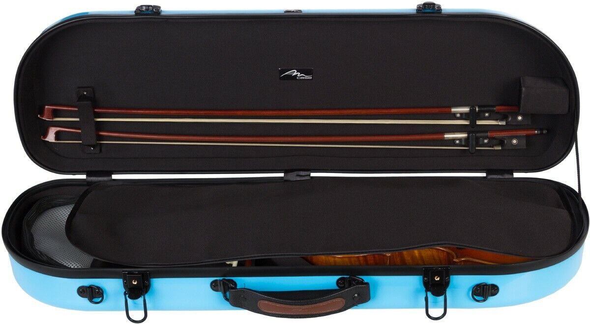 IE Half moon violin case Fiberglass Street 4/4 M-case Blue IE Half moon violin case Fiberglass Street 4/4 M-case Blue