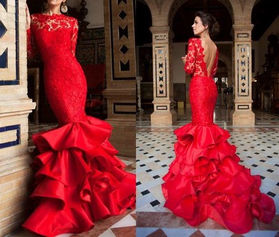 elegant mermaid gown