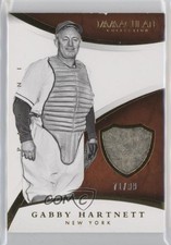2015 Panini Immaculate Immaculate Swatches 71/99 Gabby Hartnett #115 HOF 0b0