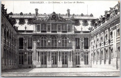 Le Château La Cour de Marbre Versailles France Unposted Postcard