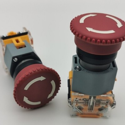 1PC NEW   APT LA39-B2-01Z/R Red   head scram button switch *hu