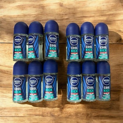 Nivea Men Cool Kick Original Roll-on Deodorant Extra Dry 48H  {12 Pk } 50 ML