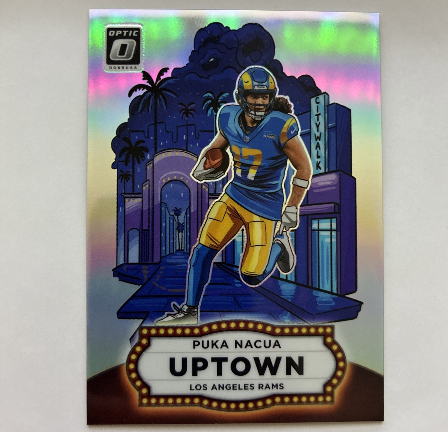 Puka Nacua 2025 Optic #8 Uptowns /(SSP) Price Guide - Sports Card 