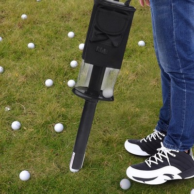Portable Ball Picker Pick Ups Retrievers Pocket Storage Bag Scooping De ...