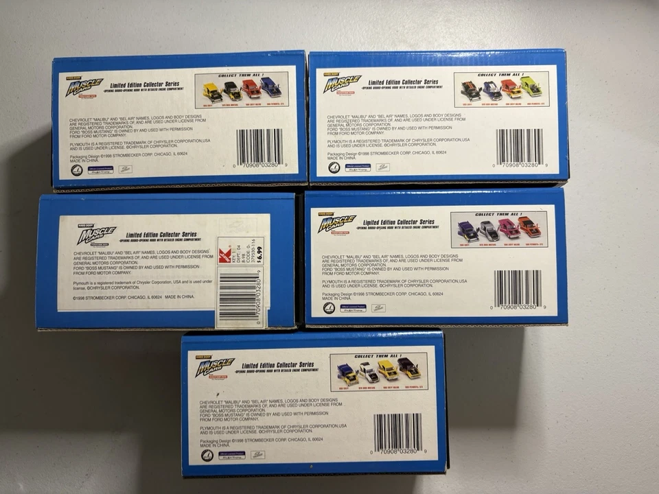 Vintage TootsieToy 1/32 Hard Body Muscle Cars Lot Of 5 New - Image 2 of 4