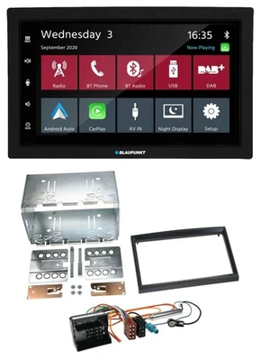 Blaupunkt DAB Bluetooth USB MP3 2DIN Autoradio für Peugeot Expert 207 307 Partne - Bild 1 von 4