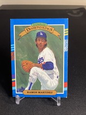 1991 Donruss - Diamond Kings Ramon Martinez #15 3 Yellow Stripes on Right Border
