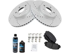 For 2009-2019 Toyota Corolla Brake Pad and Rotor Kit Front 47112QRFX 2014 2010