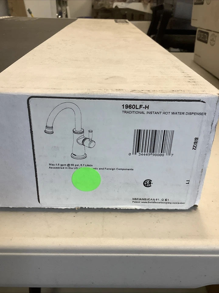 Delta Dispensador Instantáneo de Agua Caliente Cromo 1960LF-H $550 Foto 2 de 4