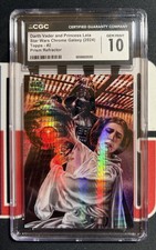 DARTH VADER PRINCESS LEIA - 2024 Topps Chrome Star Wars Galaxy 2 Prism /75
