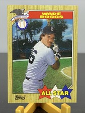 1987 Topps - All-Star Wade Boggs #608 Boston Red Sox