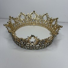 Luxury Crystal Leaf Women Tiara Crown Bridal Wedding Party Pageant Prom Jewelry