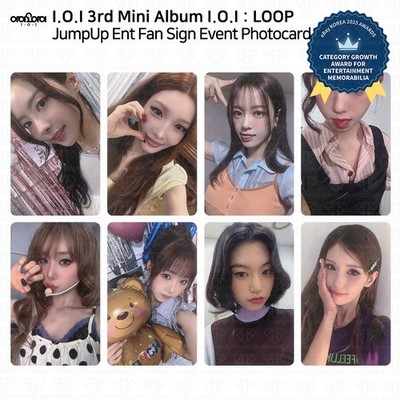 I.O.I 3rd Mini Album I.O.I : LOOP JumpUpEnt Fan Sign Event Photocard