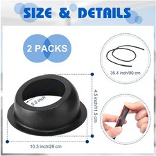 Universal Angled Speaker Pods - 6.5 Inch, Black