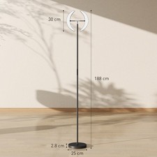 Lampada Da Terra Lampada Ad Arco Lampada Da Soggiorno Lampada Da Terra Lampada Da Camera Da Letto Metallo Vetro Ottone Fumo 3 Lampadine E14 Interruttore A Pedale L 80 Cm 52773274