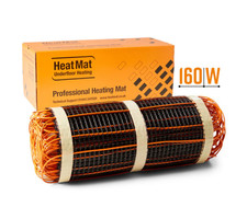HeatMat 160 Watt / sqm Underfloor Heating Mat - Floor Coverage 1.1mtr Sq
