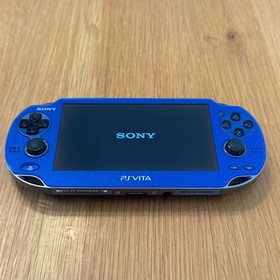 [Excellent] Sony PS Vita PCH-1000 Sapphire Blue Handheld Console Only Tested