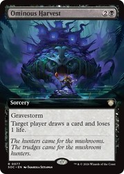 Ominous Harvest (Extended Art) #77 - Commander: Secrets of Strixhaven