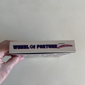 WHEEL OF FORTUNE Nintendo NES, featuring Vanna White, Complete with Styrofoam