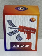 Super Cash Cannon Money Gun Make it Rain Retro Party Shoot Real Dollar Bills NEW