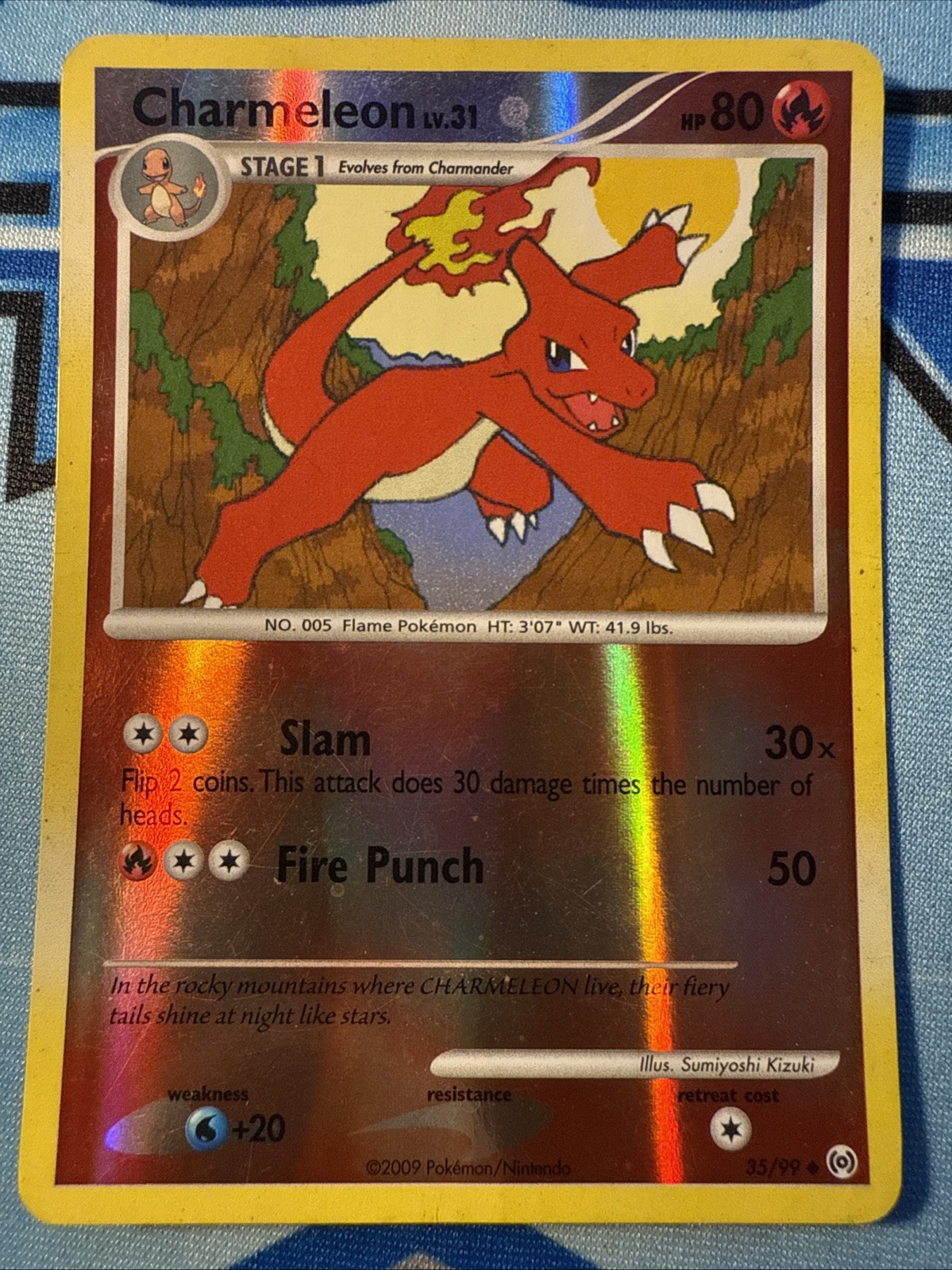 Pokémon Charmeleon 35/99 Reverse Holo Platinum Arceus -2009
