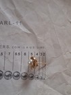 14k yellow gold pearl stud earrings, 5.5 mm Pearls, 1.6 Grams  Signed JCM Co. — photo 9