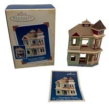 VICTORIAN HOME 2005 Hallmark Keepsake Ornament Nostalgic Houses and Shops