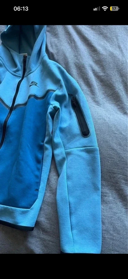 Nike Men's tech fleece in Dutch blue., photo 3 of 5