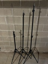 3 Linco Zenith Series 8 Light Stands   2 Tall, 1 Short   28  to 7.1  Tripods