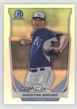 2014 Bowman Draft Top Prospects Chrome Refractor Christian Binford #CTP-65 1u6